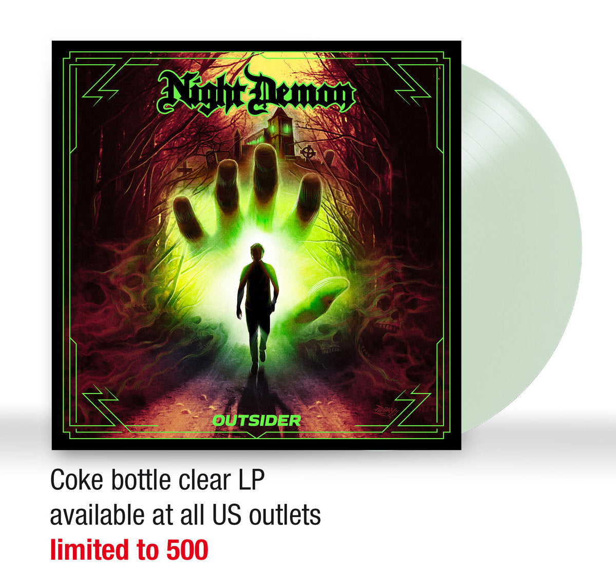 Night Demon - Outsider (Coke Bottle Clear vinyl)