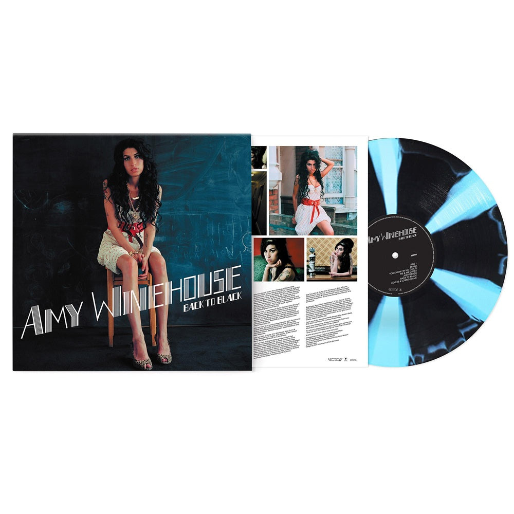 Amy Winehouse - Back To Black (Black and Blue pinwheel)