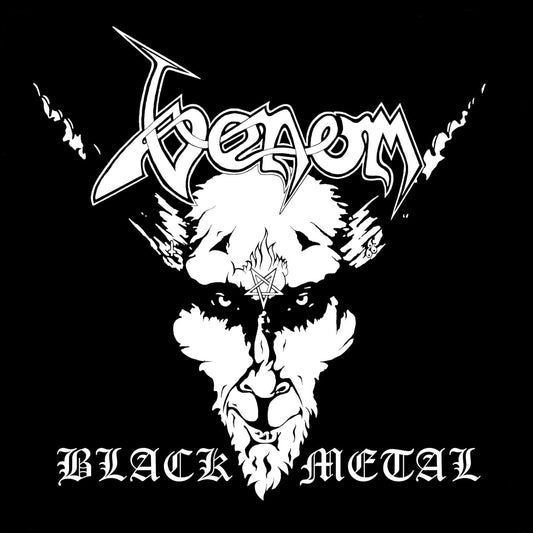 Venom - Black Metal (silver and black splatter)