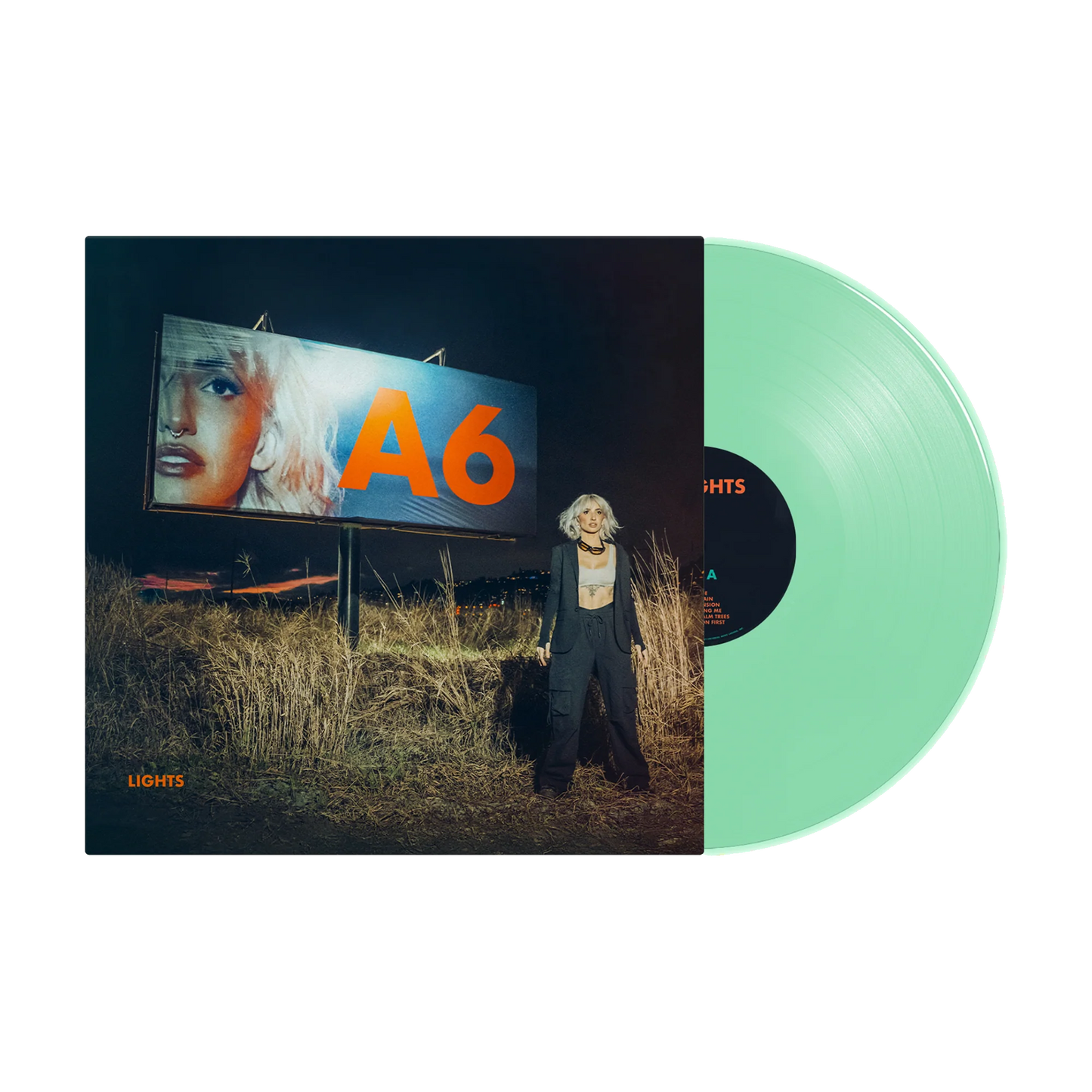 Lights - A6 (Indie Exclusive Glow-In-The-Dark Green)