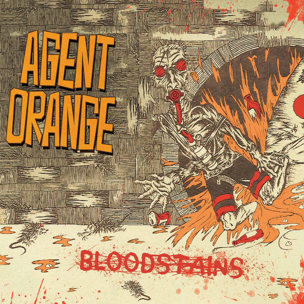Agent Orange – Bloodstains (Orange/Red/Black Splatter)