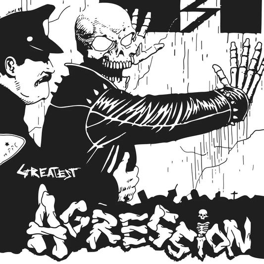 Agression - Greatest (black white splatter)