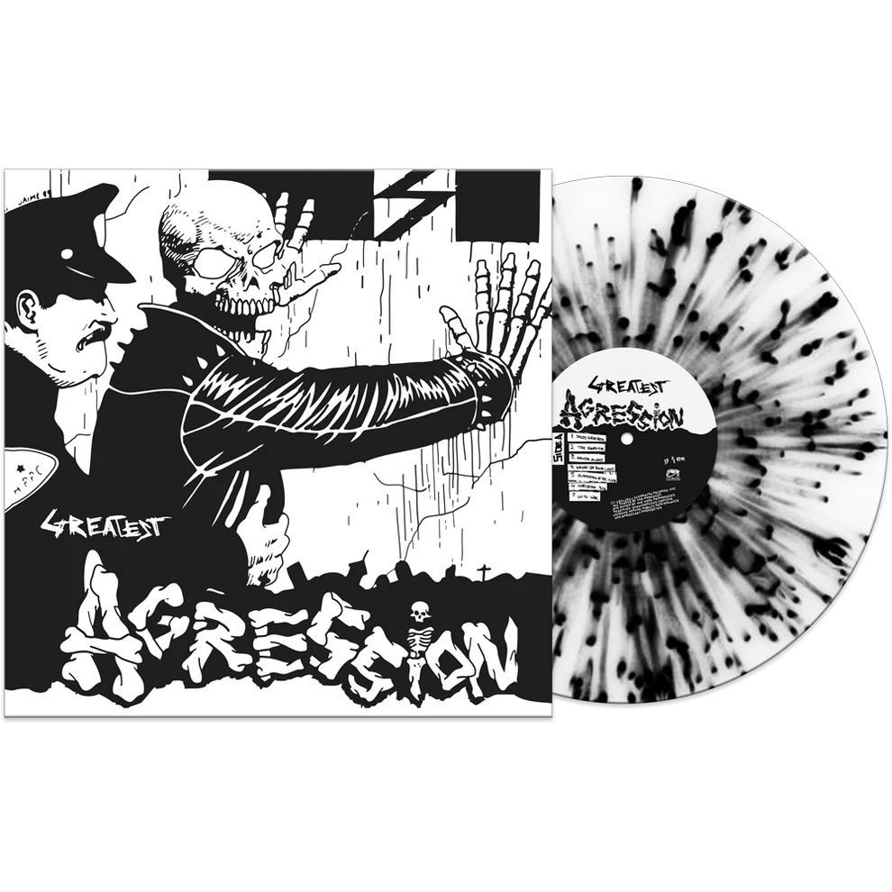 Agression - Greatest (black white splatter)