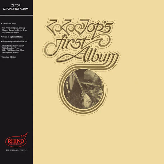 ZZ Top - ZZ Top's First Album (Rhino High Fidelity)