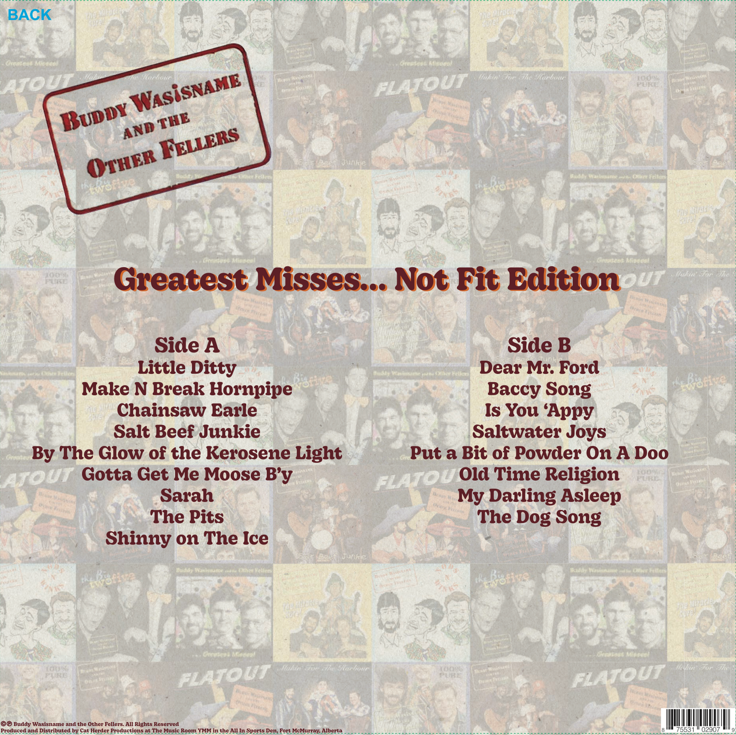 Buddy Wasisname and the Other Fellers - Greatest Misses…Not Fit Edition