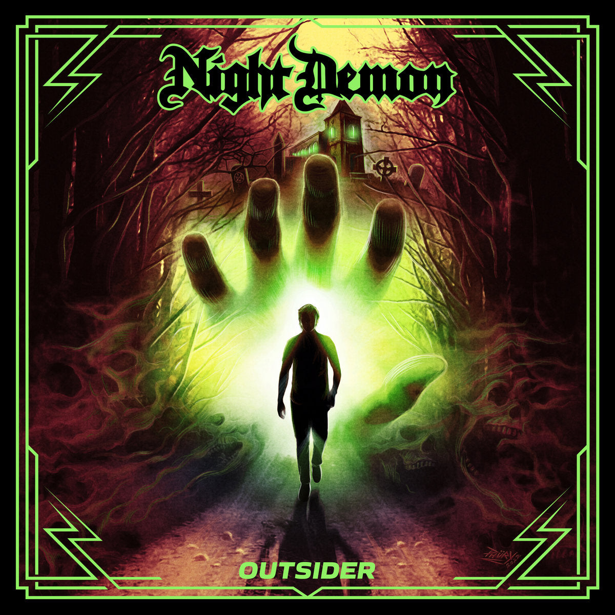 Night Demon - Outsider (Coke Bottle Clear vinyl)
