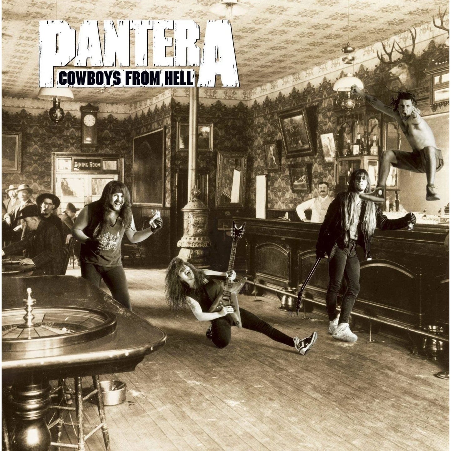 Pantera - Cowboys From Hell (white & whiskey brown marble vinyl)