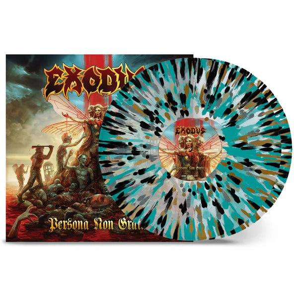 Exodus - Persona Non Grata (Clear Gold Black Turquoise Splatter Vinyl)
