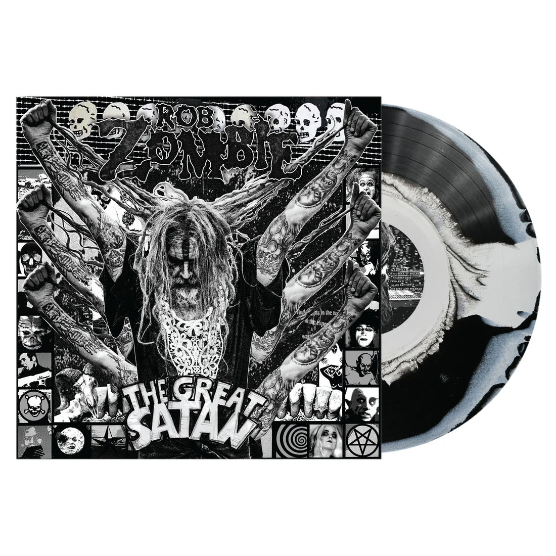 Rob Zombie - The Great Satan (indie exclusive black/white swirl)