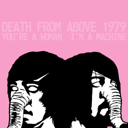 Death From Above 1979- You're a Woman, I'm A Machine (Rocktober 2025  Clear with Pink Splatter Vinyl)
