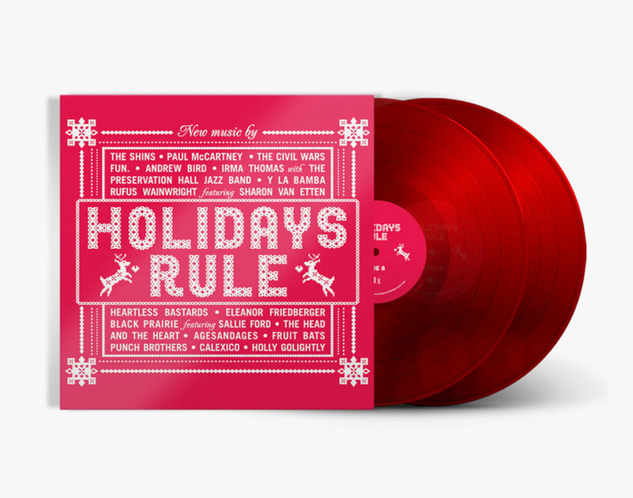 Various Artists - Holidays Rule (Translucent Red Vinyl)