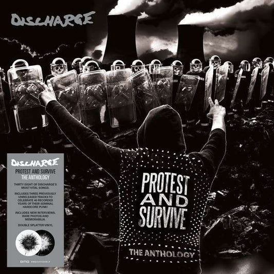 Discharge - Protest & Survive: The Anthology (White and Black Splatter vinyl)