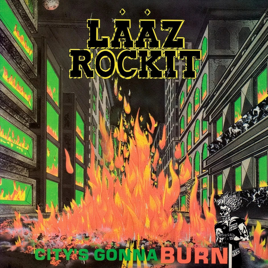 Laaz Rockit - City's Gonna Burn (red vinyl)