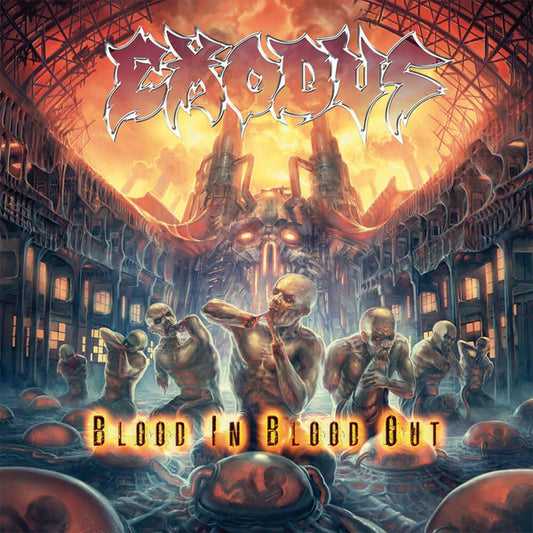 Exodus - Blood In Blood Out (Clear Gold and black splatter)