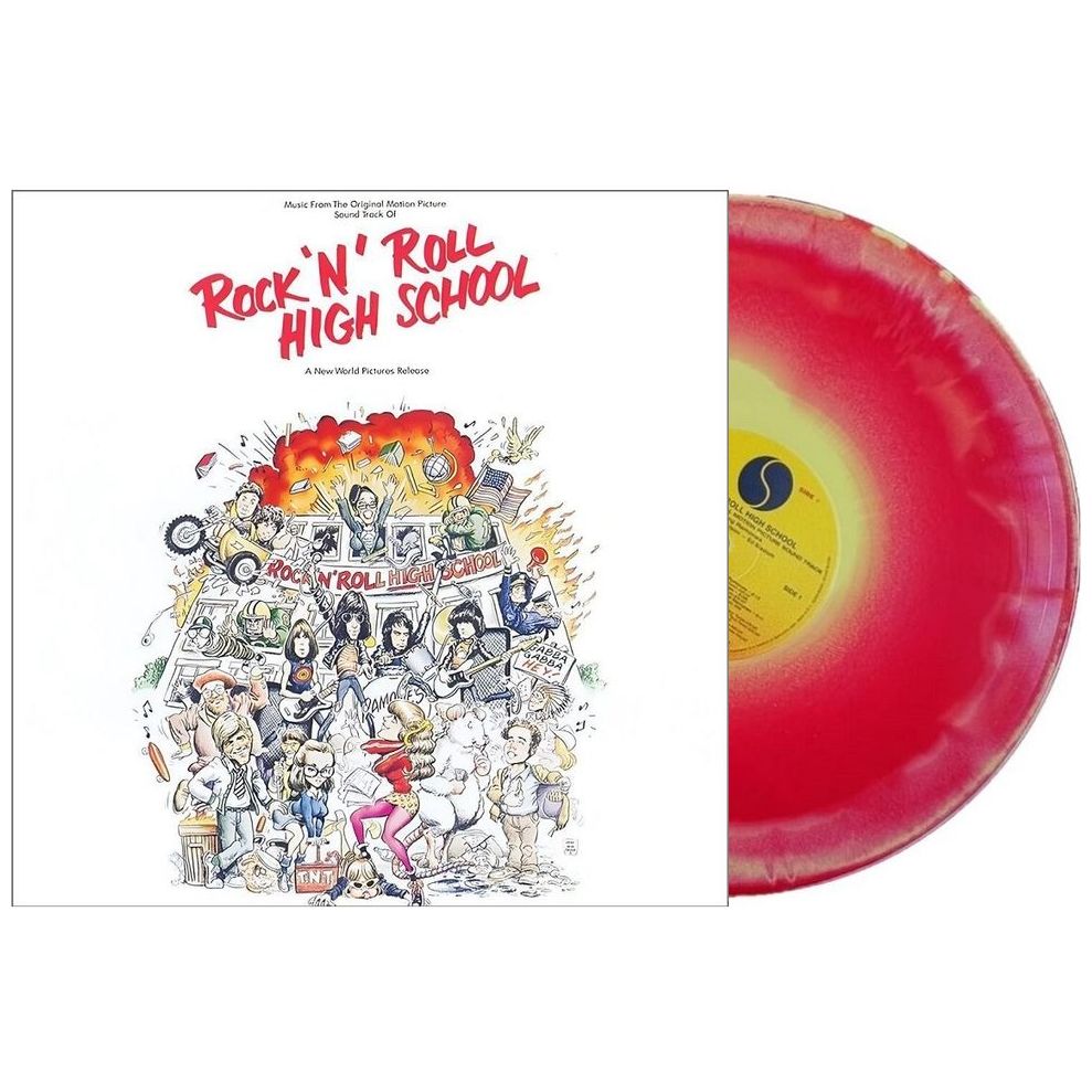 Various - Rock n Roll High School (Fire coloured vinyl)