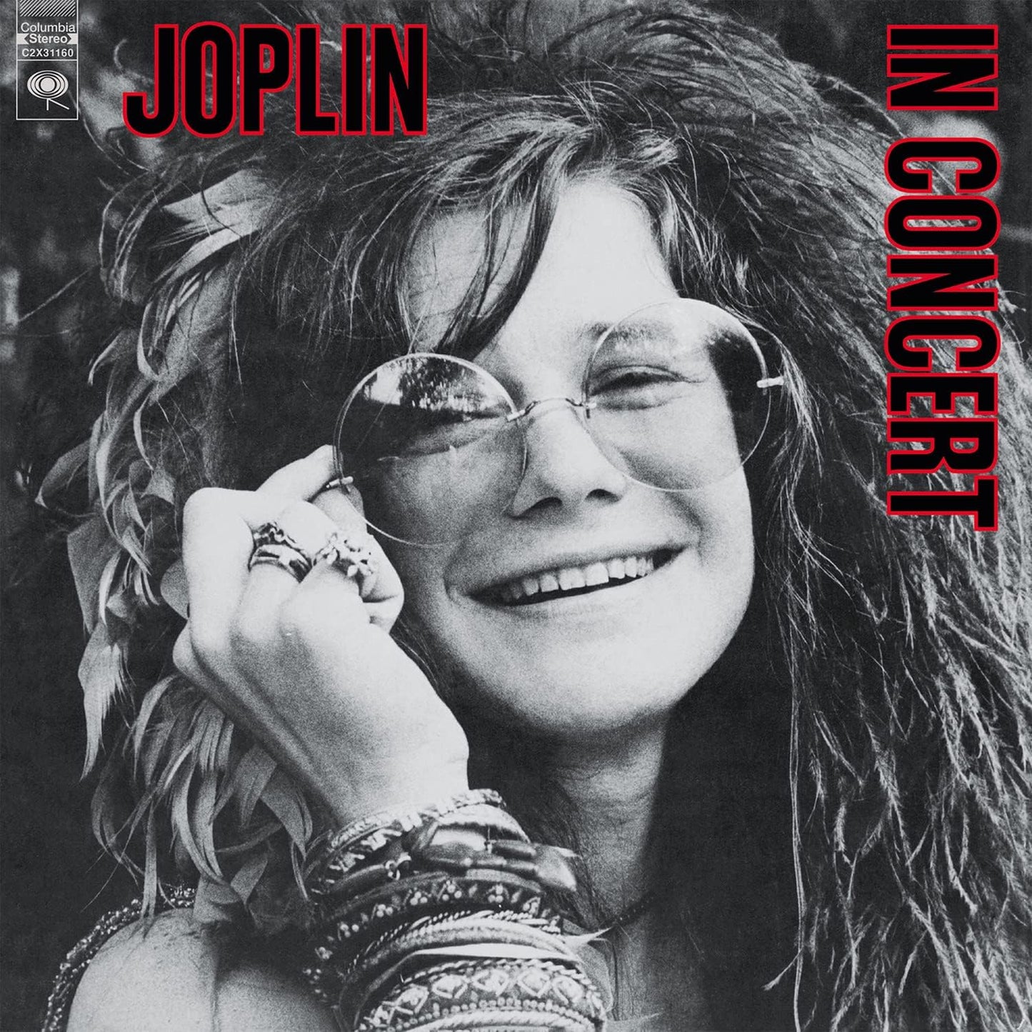 Janis Joplin - In Concert (black and white marble)