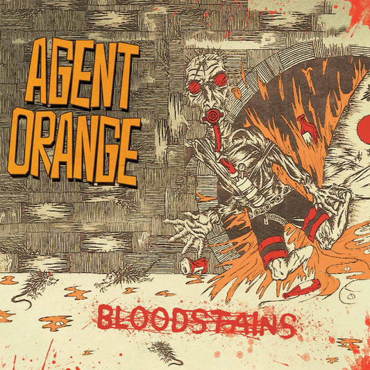 Agent Orange – Bloodstains (Orange/Red/Black Splatter)