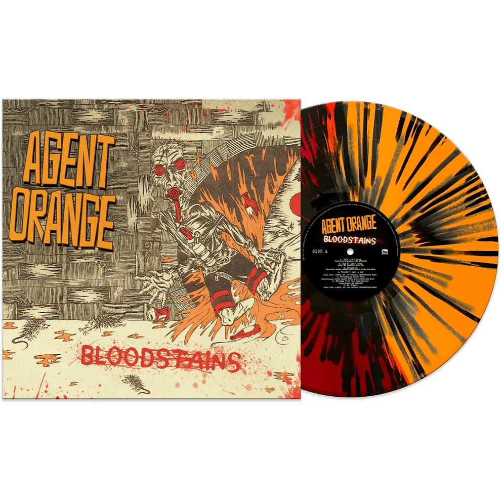 Agent Orange – Bloodstains (Orange/Red/Black Splatter)