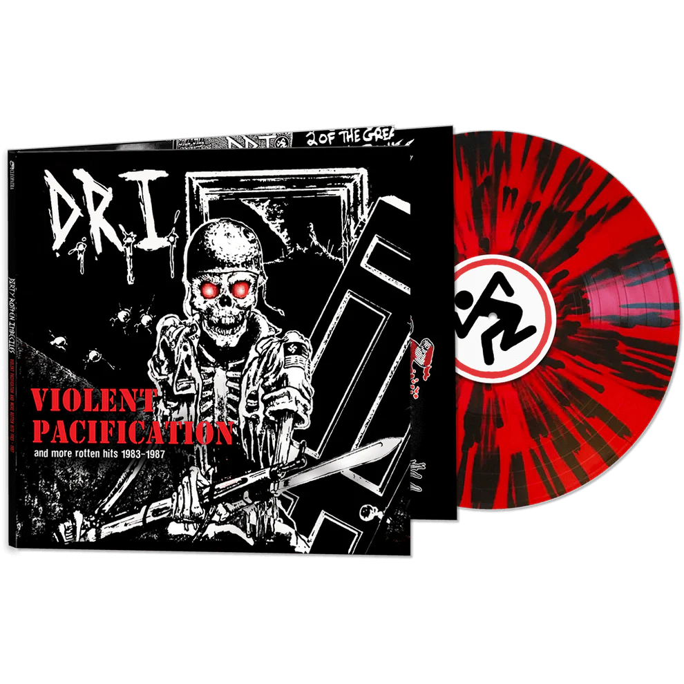DRI - Violent Pacification And More Rotten Hits 1983-1987 (Red/Black Splatter)