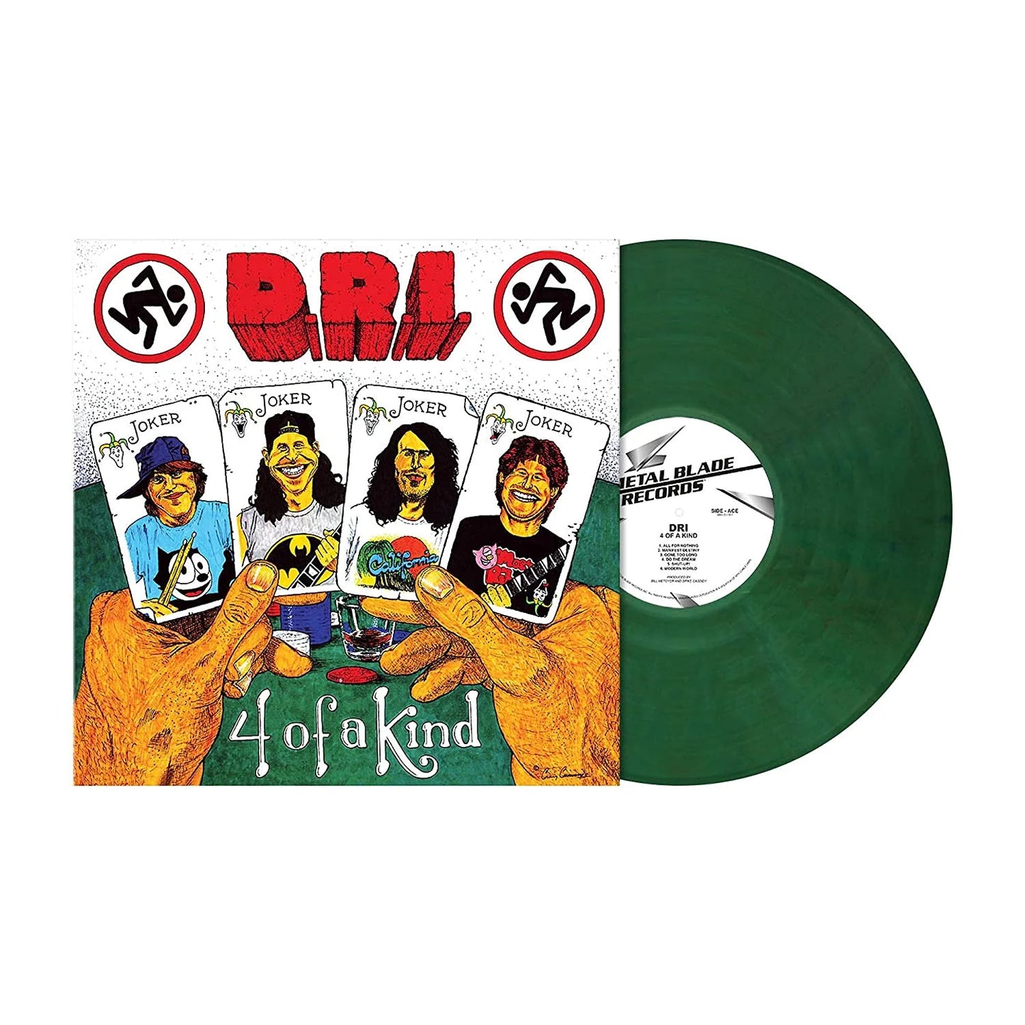 D.R.I. - 4 of a Kind (Green Marble vinyl)