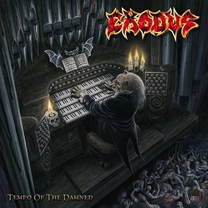 Exodus - Tempo of the Damned (Natural Yellow Red Splatter)