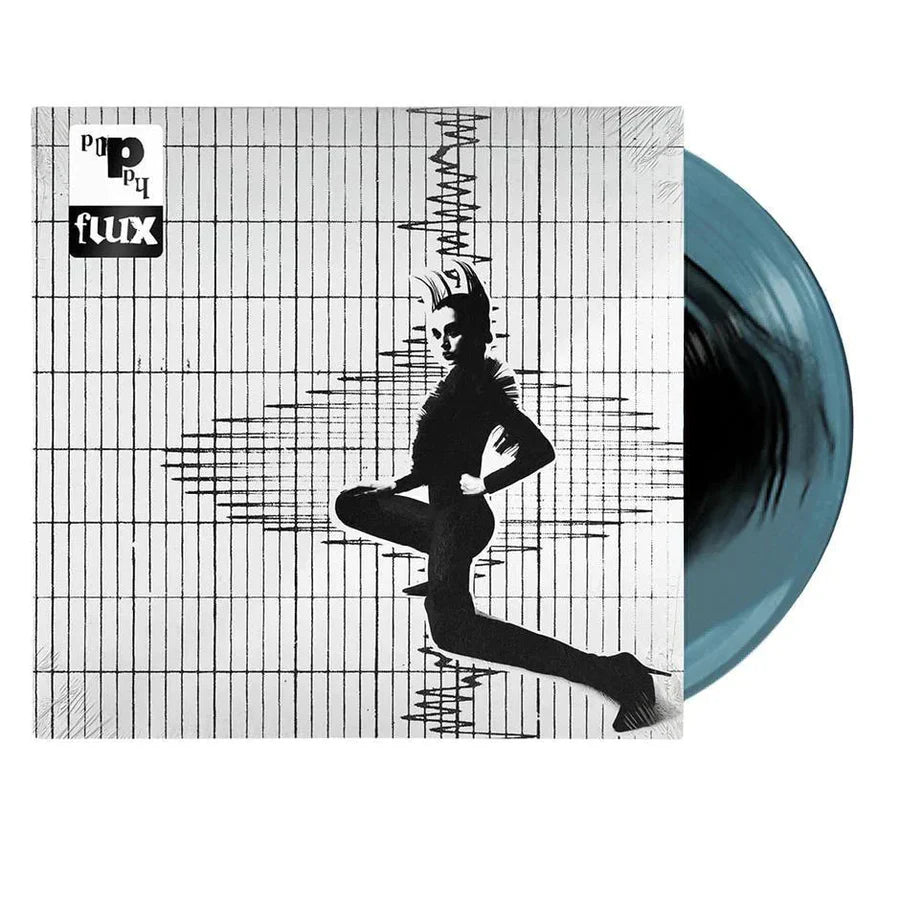 Poppy - Flux (Black Inside Transparent Electric Blue Vinyl)