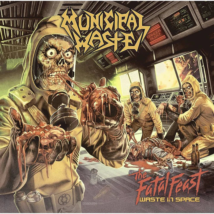 Municipal Waste - The Fatal Feast (Waste in Space)(yellow and orange splatter)