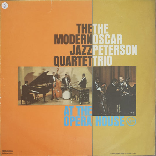 Modern Jazz Quartet And The Oscar Peterson Trio – At The Opera House