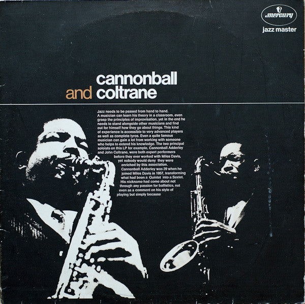 Cannonball Adderley and John Coltrane - Cannonball and Coltrane