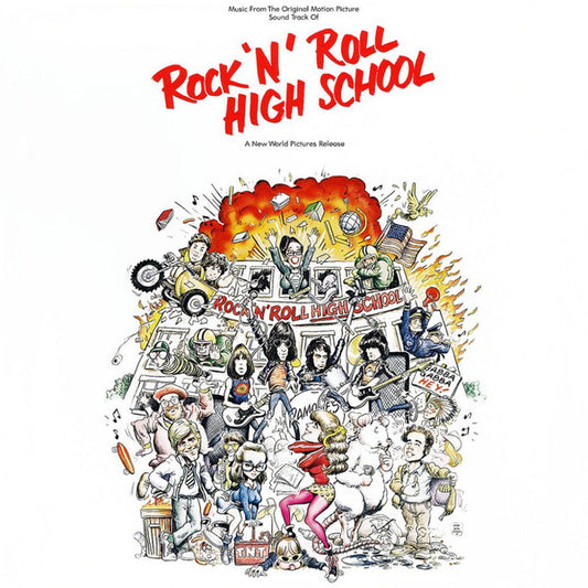 Various - Rock n Roll High School (Fire coloured vinyl)