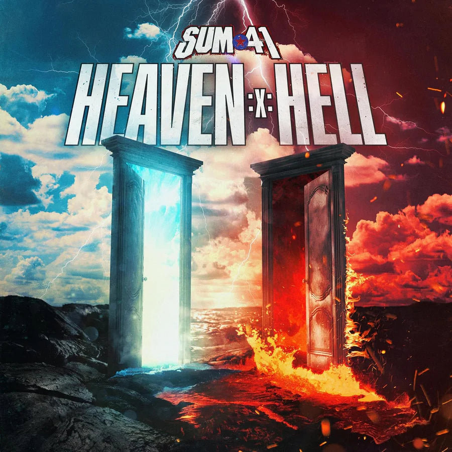 Sum 41 - Heaven :x: Hell (Red & Black Quad W/ Blue Splatter Vinyl)