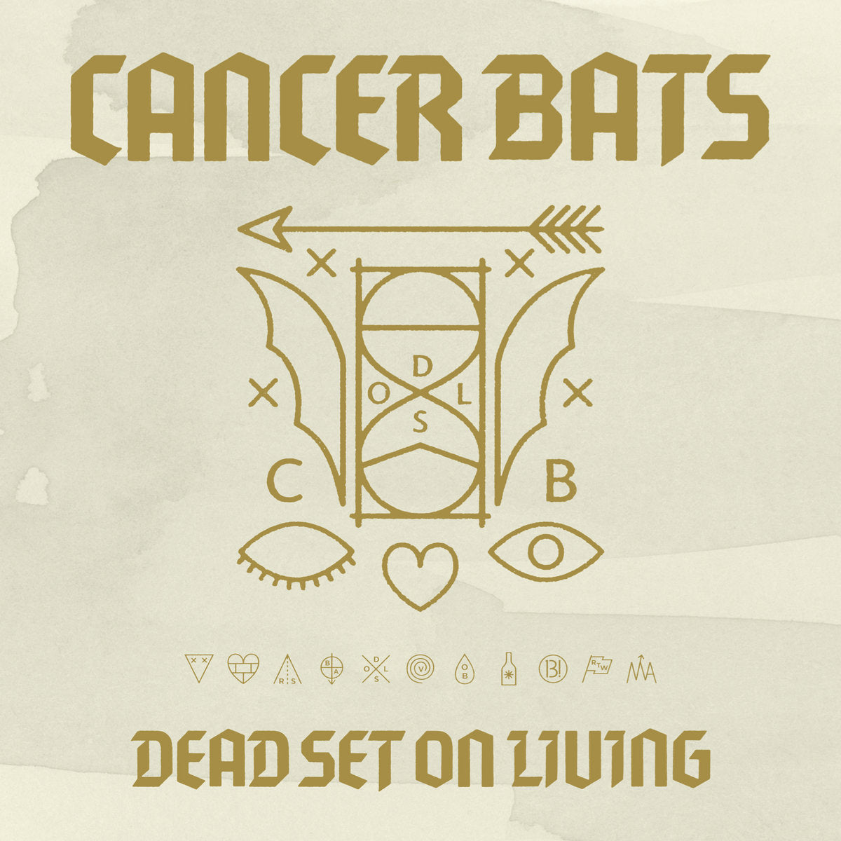 Cancer Bats – Dead Set On Living (grey marble)