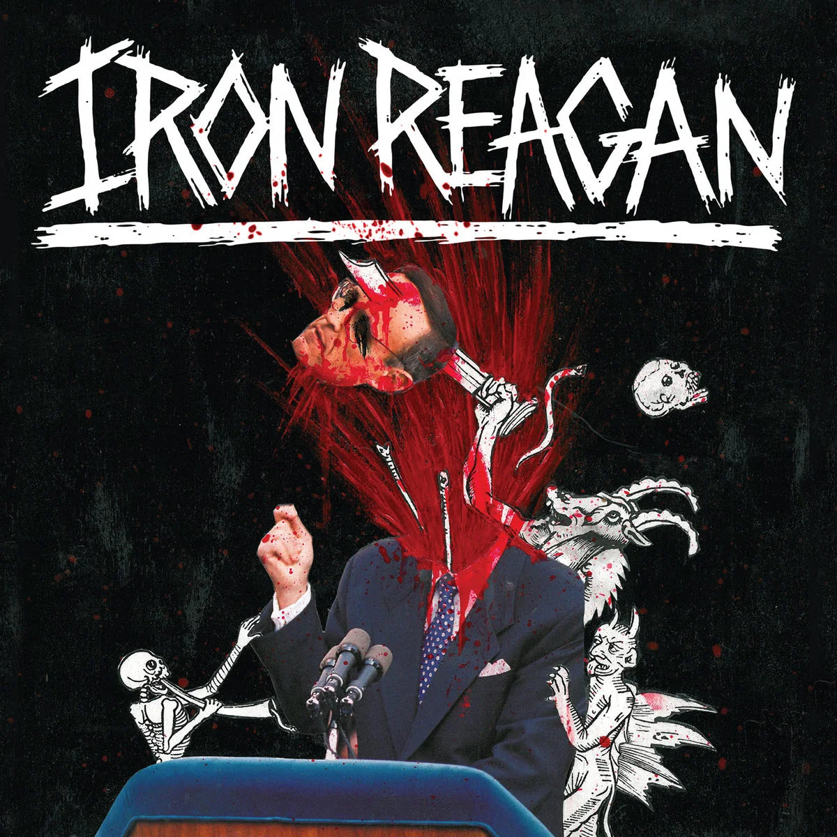 Iron Reagan - The Tyranny Of Will (White w/splatter vinyl)