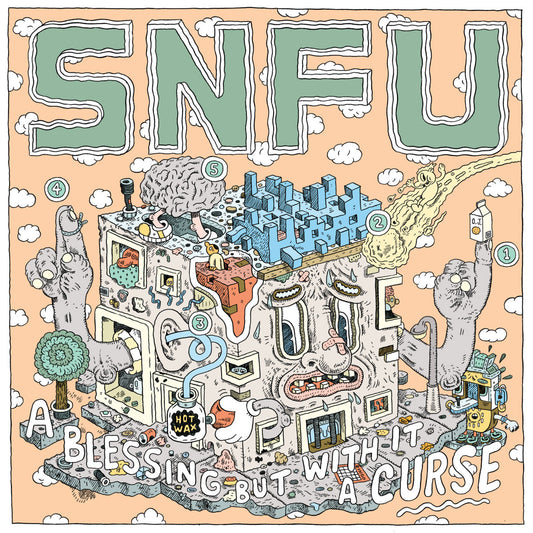 SNFU - A Blessing But With It A Curse (clear w blue)