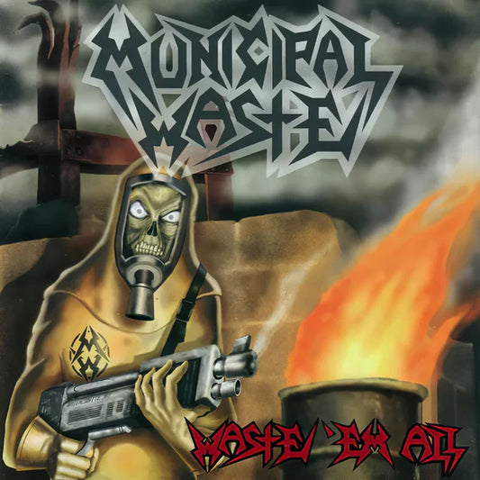 Municipal Waste - Waste 'Em All (orange swirl)