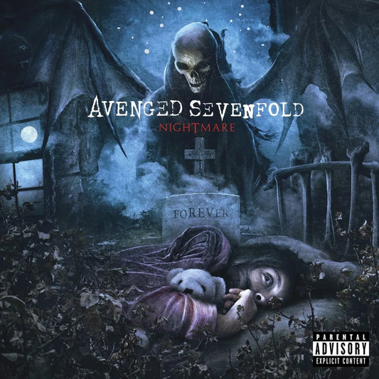 Avenged Sevenfold - Nightmare (purple w/black splatter)